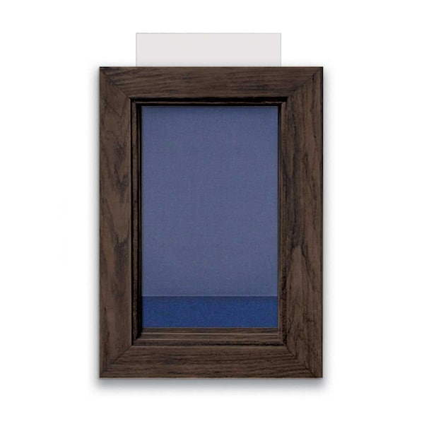 Indoor Enclosed Combo Board, 72"x36", Black Frame/Burgundy & Burgundy